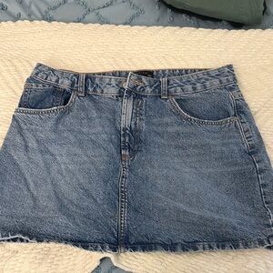 ASOS Denim Blue Mini Skirt